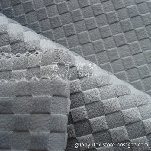 Embossed Short Pile Velvet Sofa Fabric (G943-125)